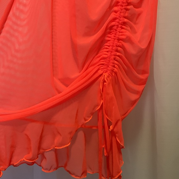 Fashion Nova Neon Mesh Cover Up - Picture 2 of 3